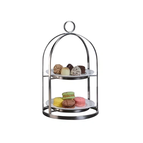 Athena Mandarin 2 Tier Tea Stand