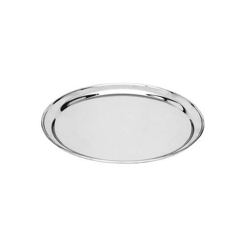 ROUND S/ST TRAY 30cm HEAVY DUTY