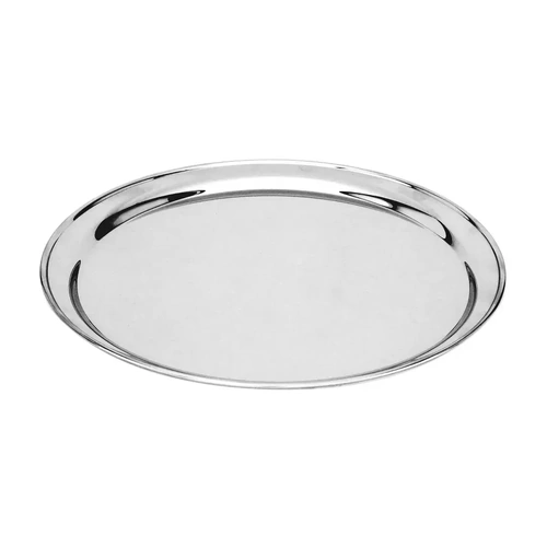 ROUND S/ST TRAY 40cm HEAVY DUTY