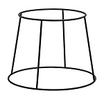 PLATTER STAND 190mm x 250mmØ x 190mmH BLACK