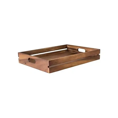 MODA BROOKLYN ACACIA WOOD CRATE / SERVING TRAY