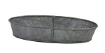 CONEY ISLAND GALVANISED OVAL TRAY 240x160x45mm