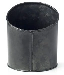 CONEY ISLAND GALVANISED BLACK POT SLANT