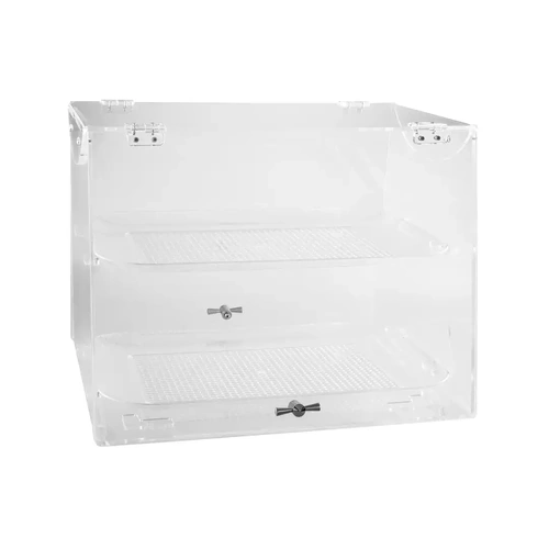 ALKAN ZICCO 2 TRAY DISPLAY CABINET CLEAR