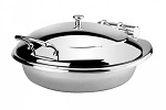 ATHENA S/ST INDUCTION CHAFER ROUND W/ S/ST LID