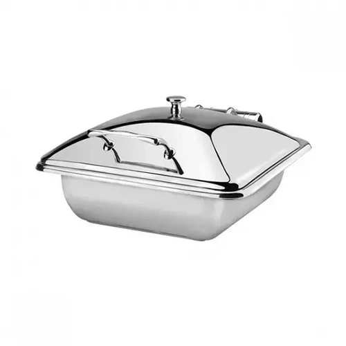 PRINCESS RECTANGULAR INDUCTION CHAFER 1/2 SIZE W / S/ST LID