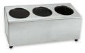 CUTLERY HOLDER S/ST 3 IN A ROW