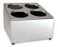 CUTLERY HOLDER S/ST 4 HOLE