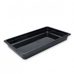POLYCARB FOOD PAN 1/1 SIZE 200mm BLACK