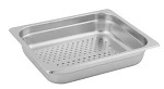ANTI-JAM 1/2 S/ST FOOD PAN 100mm PERFORATED