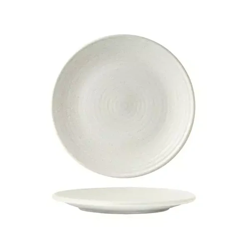 ZUMA COUPE PLATE RIBBED 210mm FROST