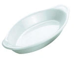 VITROCERAM OVAL GRATIN DISH 250 x 130mm / 340ml WHITE