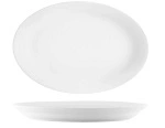 VITROCERAM OVAL PLATTER 240 x 170mm WHITE