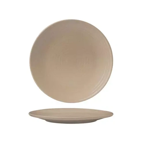 ZUMA COUPE PLATE RIBBED 210mm SAND