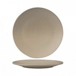 ZUMA COUPE PLATE RIBBED 310mm SAND