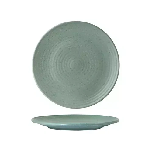 ZUMA COUPE PLATE RIBBED 210mm MINT GREEN