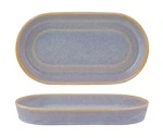 TABLEKRAFT URBAN LOFT OVAL SERVE PLATTER AZURE BLUE