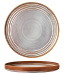 TABLEKRAFT URBAN LOFT ROUND SERVE PLATTER AUBURN 320mmØ x 30mmH