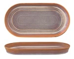 TABLEKRAFT URBAN LOFT OVAL SERVE PLATTER AUBURN