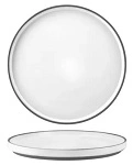 TABLEKRAFT URBAN MUSE WHITE PLATE RIMMED 210mmØ x 20mmH