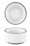 TABLEKRAFT URBAN MUSE WHITE SAUCE DISH 70ml