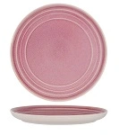 TABLEKRAFT LINEA ROUND COUPE PLATE DUSTY PINK 275mmØ x 29mmH