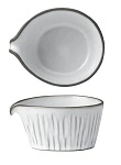 TABLEKRAFT LINEA ORGANICS SERVICE BOWL W/SPOUT 60mmØ