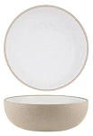 SOHO ROUND DEEP BOWL 170mm WHITE PEBBLE