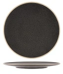 SOHO ROUND PLATE 255mm SPECKLE BLACK