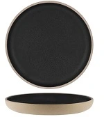 SOHO ROUND DEEP COUPE PLATE 235mm SPECKLE BLACK 
