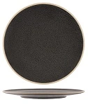 SOHO ROUND PLATE 160mm SPECKLE BLACK