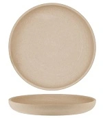 SOHO ROUND DEEP COUPE PLATE 235mm STONE