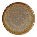 SOHO ROUND PLATE 200mm BURNT SIENNA