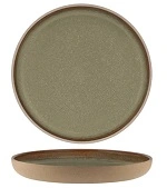 SOHO ROUND DEEP COUPE PLATE 255mm BURNT SIENNA 