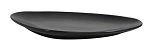 TABLEKRAFT BLACK OVAL PLATE 290x250mm 