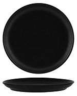 TABLEKRAFT BLACK ROUND COUPE PLATE 170mmØ x 10mmH