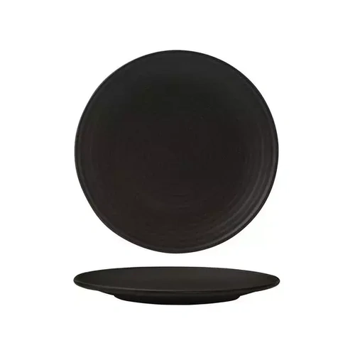 ZUMA COUPE PLATE RIBBED 210mm CHARCOAL
