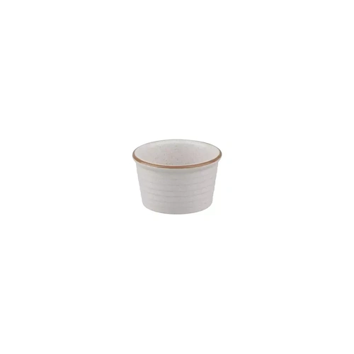 ZUMA RAMEKIN RIBBED 85mmØ x 50mmH MINERAL