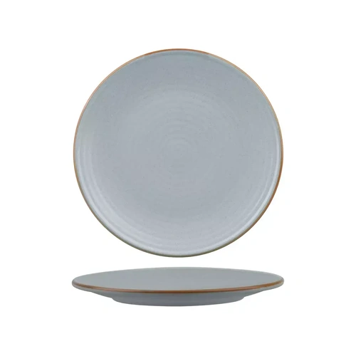 ZUMA COUPE PLATE RIBBED 210mm BLUESTONE