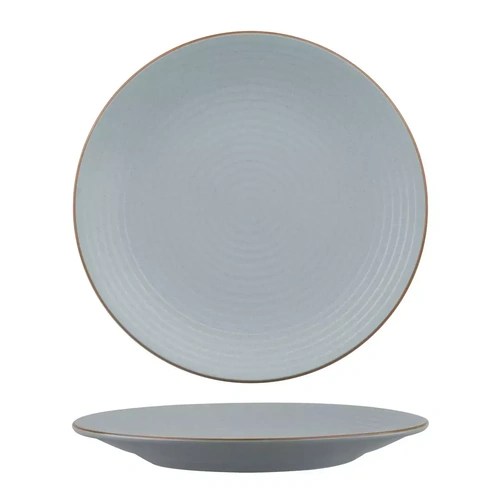 ZUMA COUPE PLATE RIBBED 310mm BLUESTONE