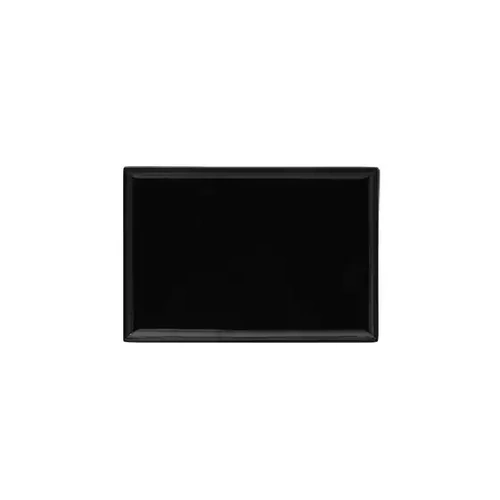 RYNER MELAMINE RECT PLATTER 300x220mm BLACK