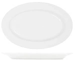 CORE WHITE OVAL PLATTER WIDE RIM 260mm x 170mm x 24mmH