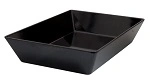 RYNER MELAMINE DEEP DISH 350mmx250mmx70mm BLACK