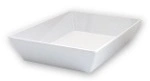 RYNER MELAMINE DEEP DISH 350mmx250mmx70mm WHITE