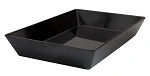 RYNER MELAMINE DEEP DISH 450mmx300mmx70mm BLACK