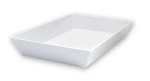 RYNER MELAMINE DEEP DISH 450mmx300mmx70mm WHITE