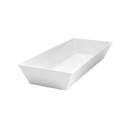 RYNER MELAMINE DEEP DISH 500mmx200mmx70mm WHITE