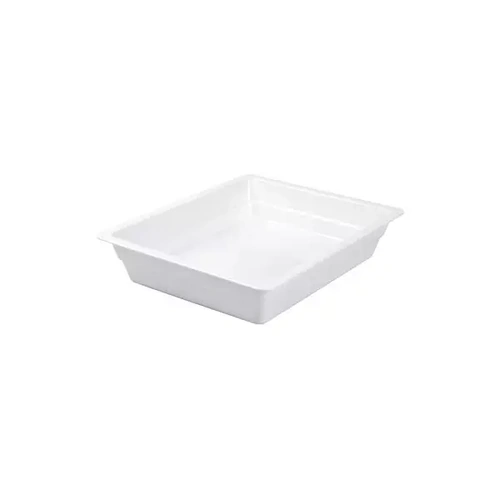 RYNER MELAMINE FOOD PAN 1/2 SIZE 65mm WHITE