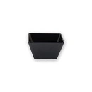 MELAMINE SQUARE BOWL 70x70x42mm BLACK