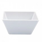 MELAMINE SQUARE BOWL 90x90x55mm WHITE